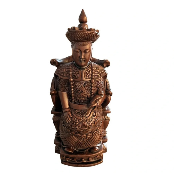 Other - Carved Resin Asian God Warrior Statue